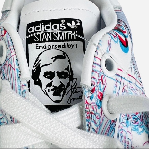 New Rare Adidas Disney X Edition Stan Smith 3D Mickey Mouse Comic Strip Sneakers - Picture 6 of 10